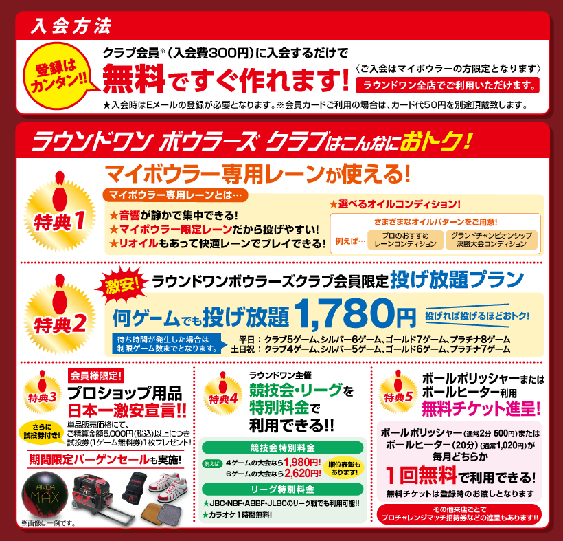 ラウンドワン ボウリング ラウンドワンボウラーズクラブ